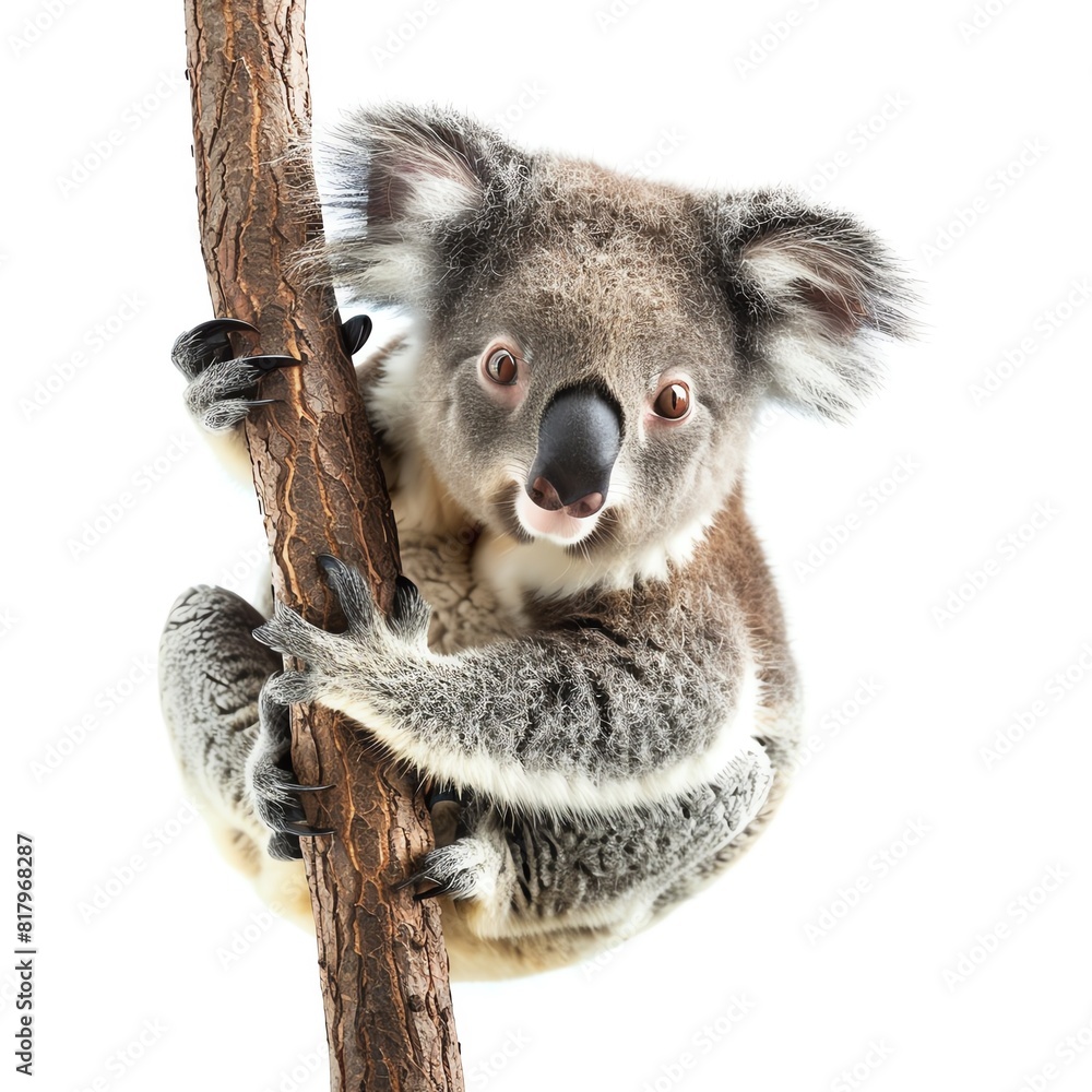 Fototapeta premium a photo of Koala, isolated on white background.
