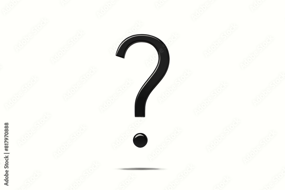 Black question mark symbol isolated on a white background for learning, guidance, tip, question, q&a, answer, advice, instruction, information concept. Black question mark symbol isolated on a white background for learning, guidance, tip, question, q&a, answer, advice, instruction, information concept.