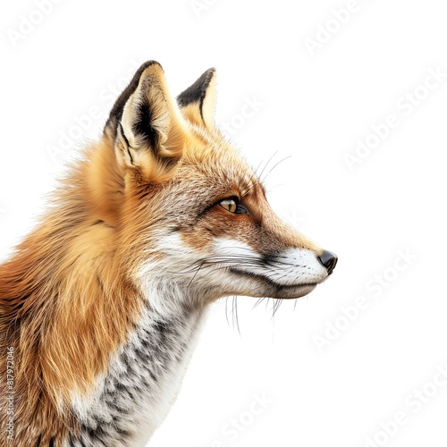 Photo of Fox, Isolate on white background