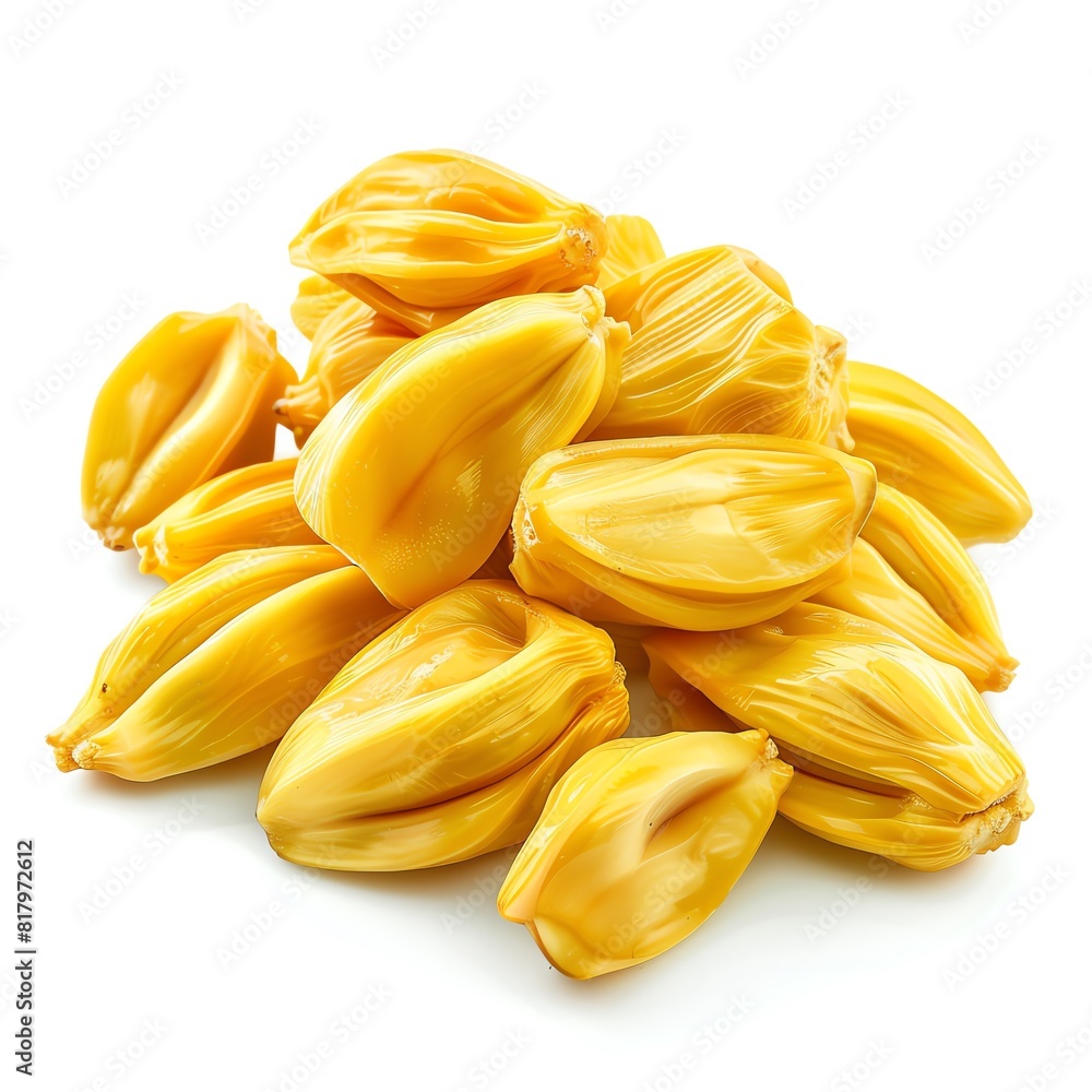 Photo of Jackfruit, Isolate on white background Photo of Jackfruit, Isolate on white background