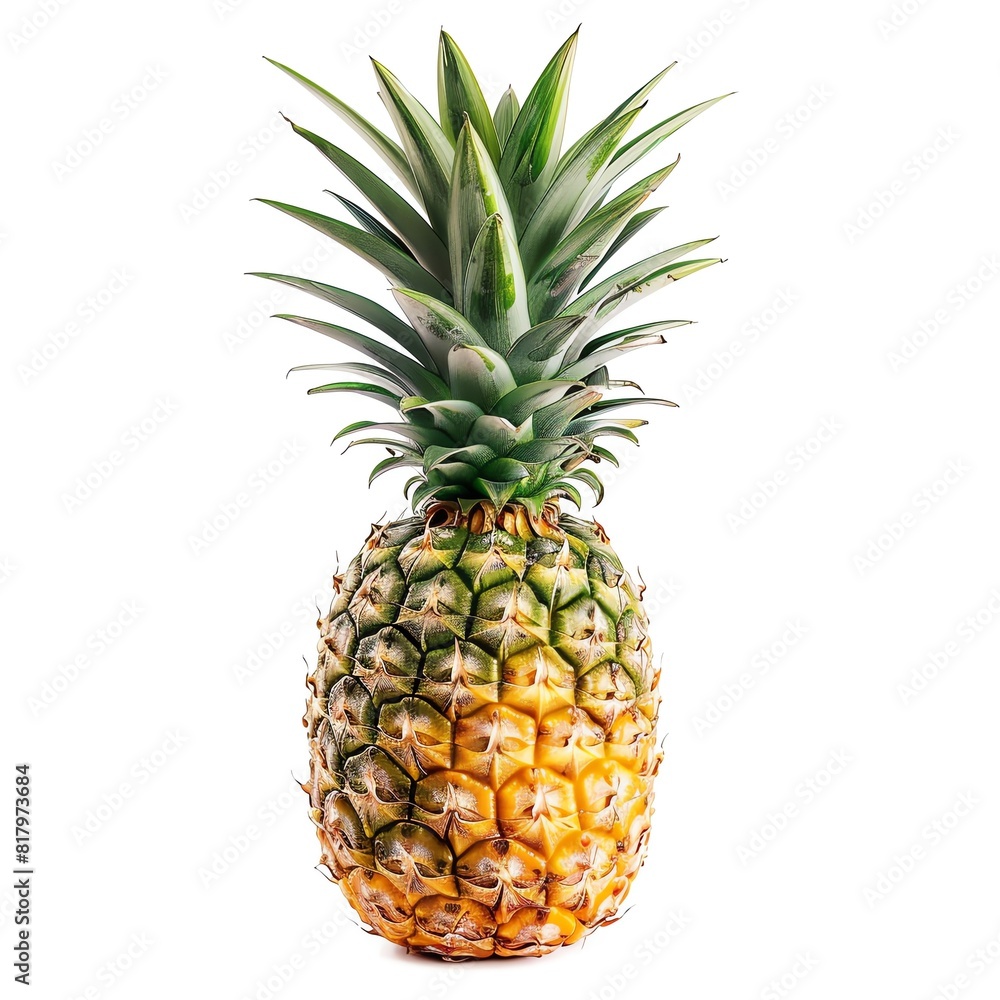 Photo of Pineapple, Isolate on white background Photo of Pineapple, Isolate on white background