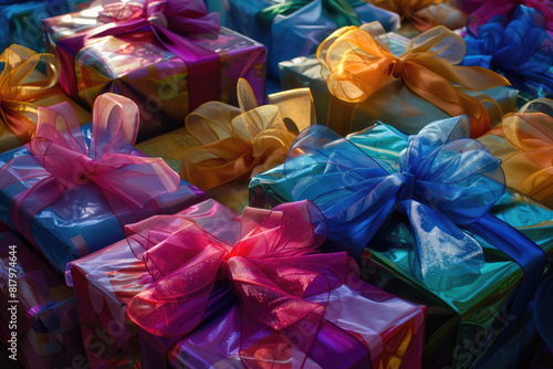 A bounty of wrapped presents