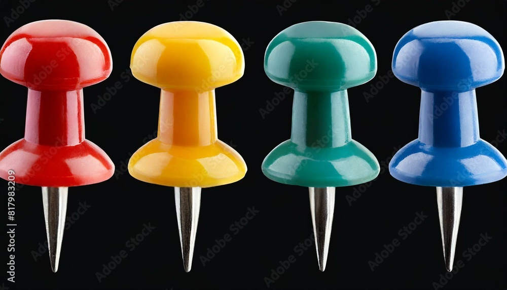 pins isolated on white background pins isolated on white background
