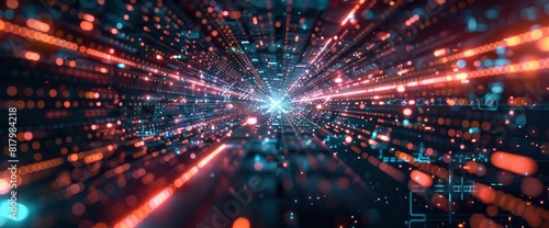 Wallpaper Mural Technology Abstract, Virtual Energy Nodes, Technology Abstract Background Torontodigital.ca