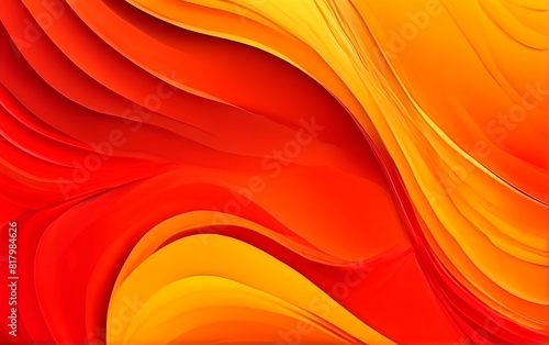 Beautiful background  shade from yellow to red  brush waves. 