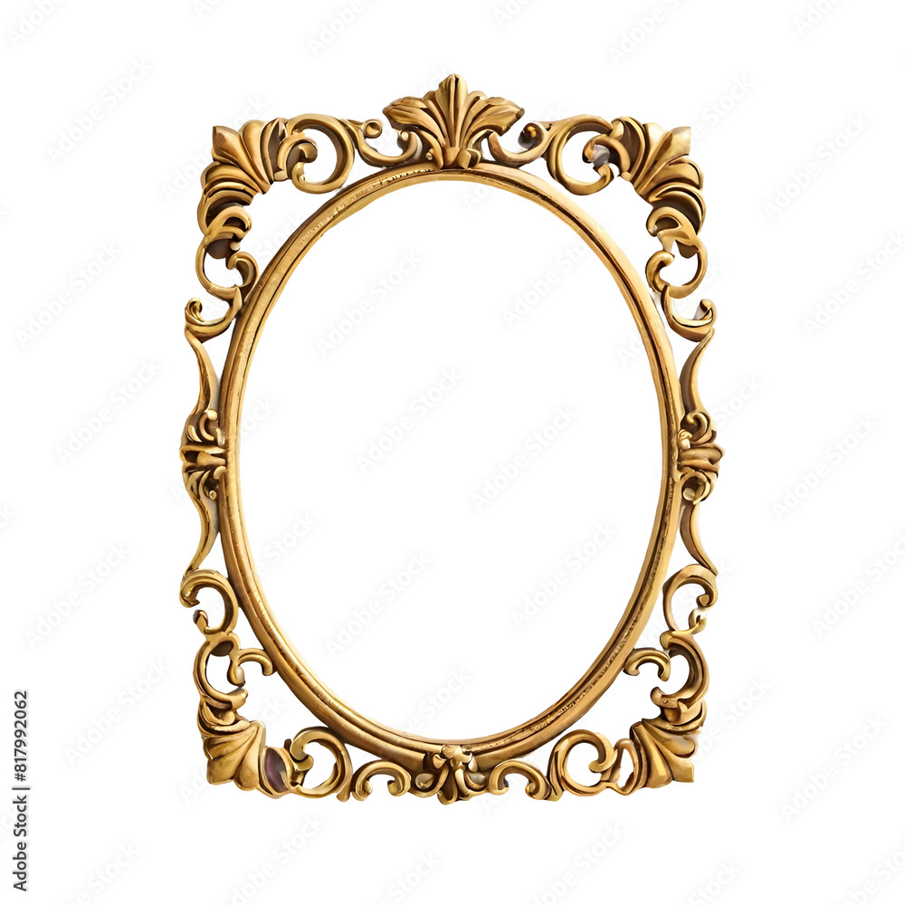 Frame isolated on transparent background