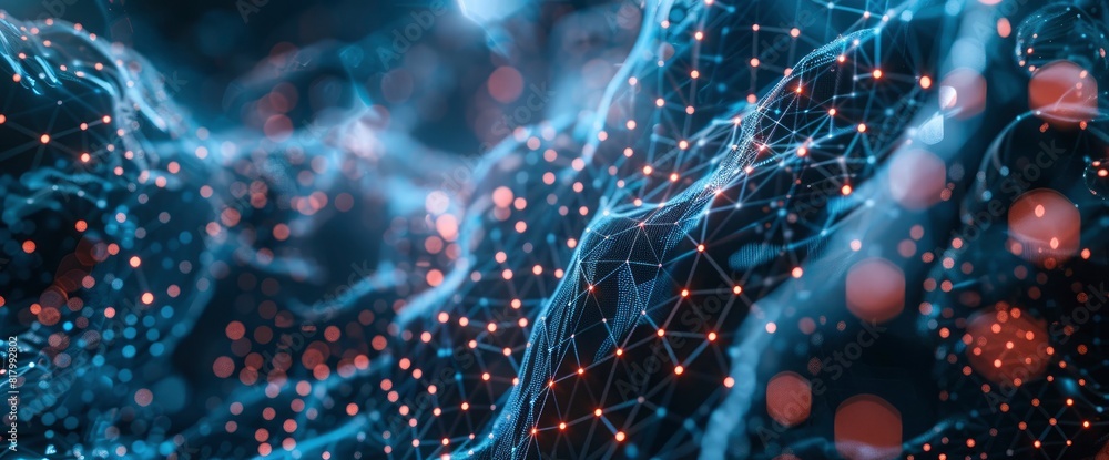 Technology Abstract, Digital Neural Grids, Technology Abstract Background Technology Abstract, Digital Neural Grids, Technology Abstract Background