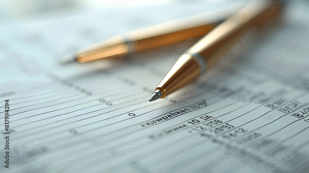 Photo realistic financial tax planning document isolated on white background representing financial planning tax management and economic trends. Ideal for finance tax or personal f Photo realistic financial tax planning document isolated on white background representing financial planning tax management and economic trends. Ideal for finance tax or personal f