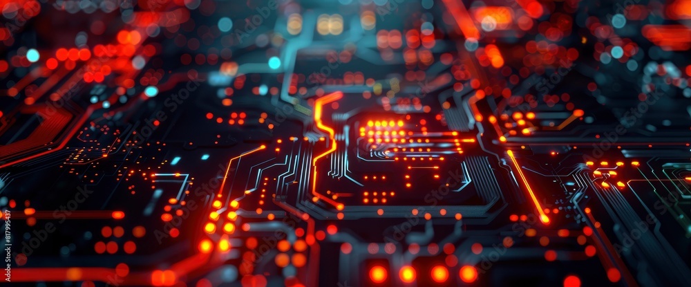 Technology Abstract, Digital Processing Circuits, Technology Abstract Background Technology Abstract, Digital Processing Circuits, Technology Abstract Background
