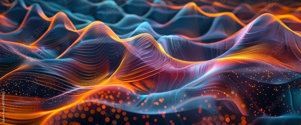 Technology Abstract, Digital Wave Patterns, Technology Abstract Background Technology Abstract, Digital Wave Patterns, Technology Abstract Background