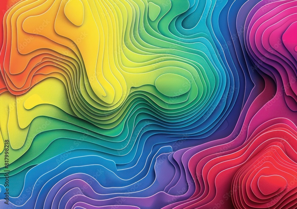 Colorful abstract background with geometric shapes, lines, stripes and stains, geo map stylized texture, AI generated image Colorful abstract background with geometric shapes, lines, stripes and stains, geo map stylized texture, AI generated image