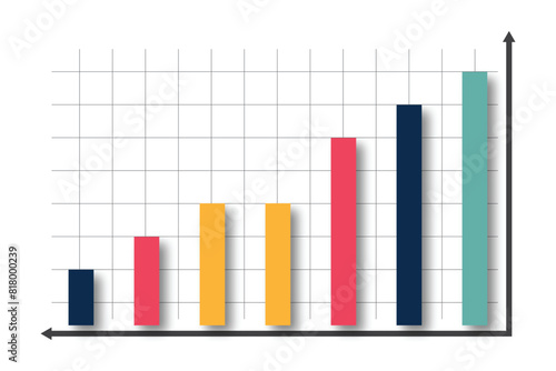 Modern infographic elements design, chart, graph, scheme, colors editable