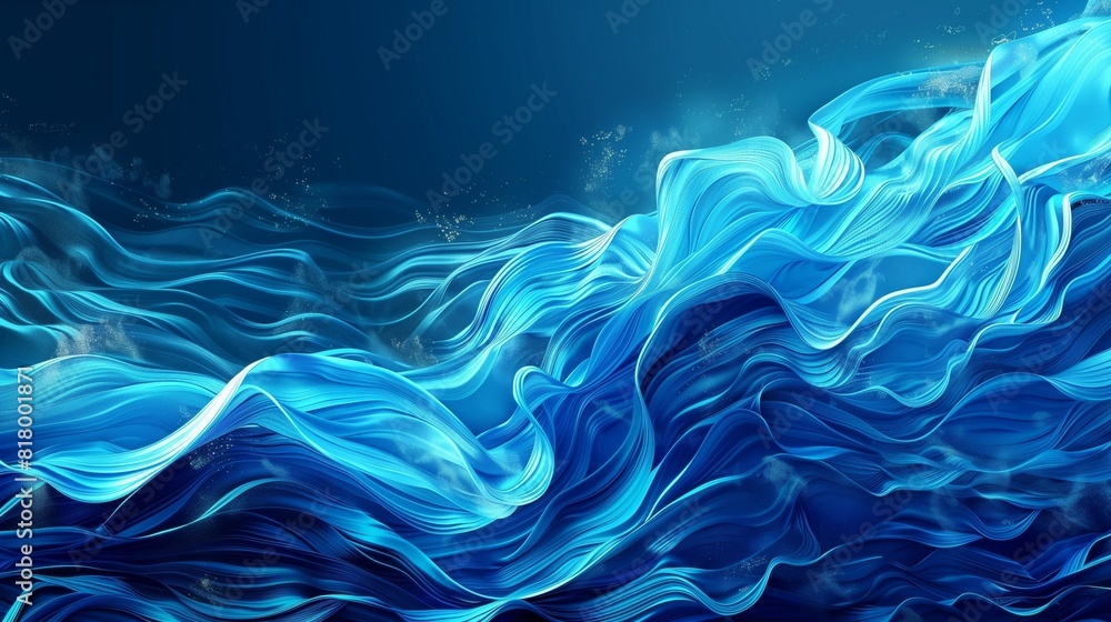 bstract blue and white light background with wave bstract blue and white light background with wave