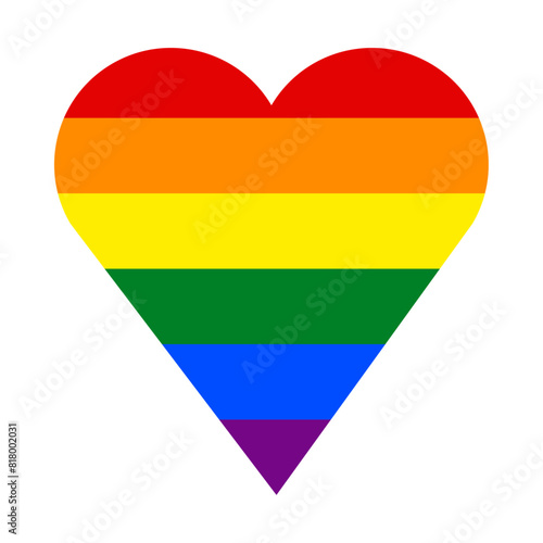 Free Download Vector graphic of LGBT heart symbol - GFXLoad