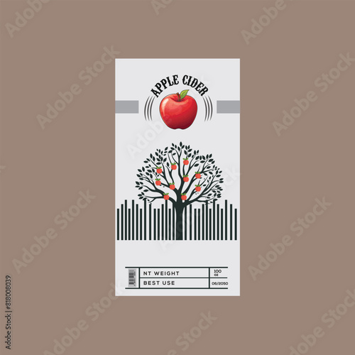 apple cider label, cider label design, Apple Cider template vector, apple engraving, hard cider
