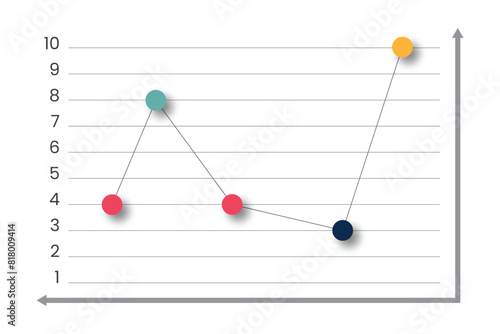 Modern infographic elements design, chart, graph, scheme, colors editable