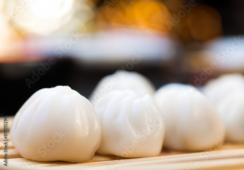 Chinese delicacy steamed buns photo