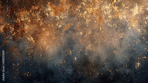 Gradient background with a blend of gold and bronze creating a luxurious and inviting effect