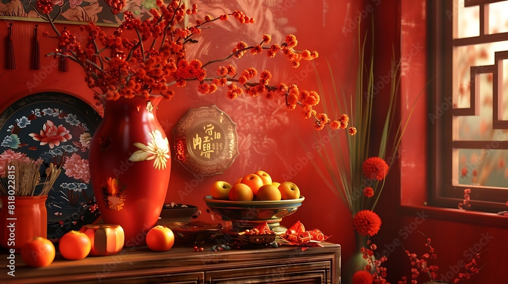 Tradition Meets Modernity: Chinese New Year Celebrations in Red Splendor