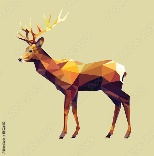 DEER ILLUSTRATION. UNIQUE AND COOL DESIGN AND AI-GENERATED VECTOR FILES - VERY SUITABLE FOR YOUR NEEDS