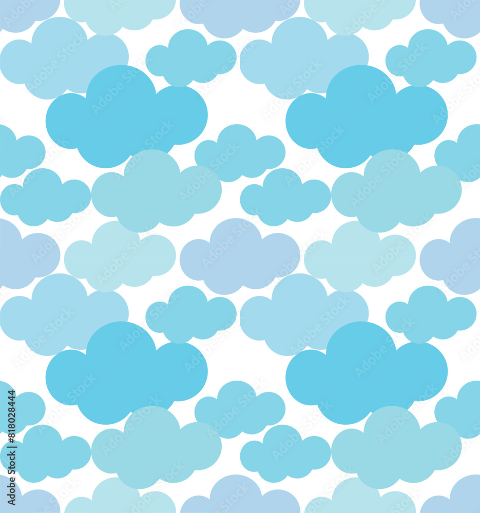seamless pattern with clouds seamless pattern with clouds