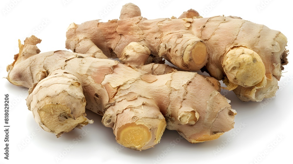 Fototapeta premium Ginger isolated on a white background
