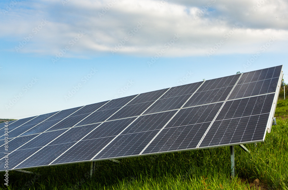 Surface of solar panels on photovoltaic power station. Renewable Energy. Green technology. Alternative electricity source. Surface of solar panels on photovoltaic power station. Renewable Energy. Green technology. Alternative electricity source.