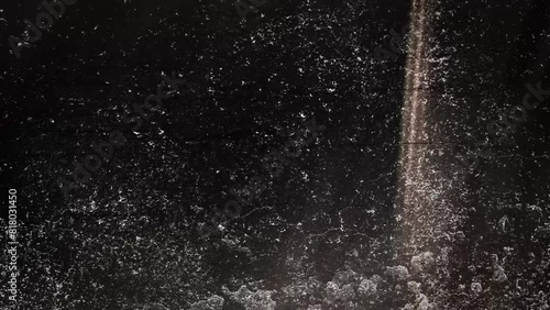 Film noise grain texture Retro vintage screen Negative film with Scratched strips old footage effect. High quality 4k footage