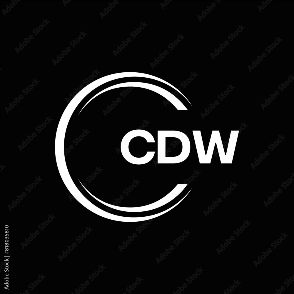 CDW logo. C D W design. White CDW letter. CDW, C D W letter logo design. C D W letter logo design in FIVE, FOUR, THREE, style. letter logo set in one artboard. C D W letter logo vector design.