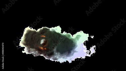 Spinning Inferno Fire Smoke