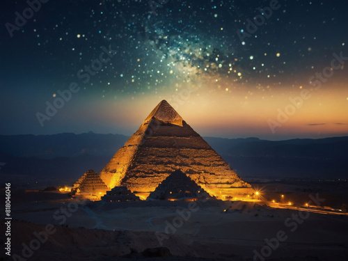 Ancient Wonders  Mysterious Pyramids in a Mystical Landscape