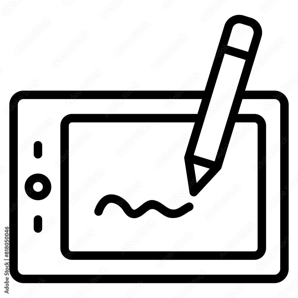 Drawing Pad Icon Element For Design Drawing Pad Icon Element For Design
