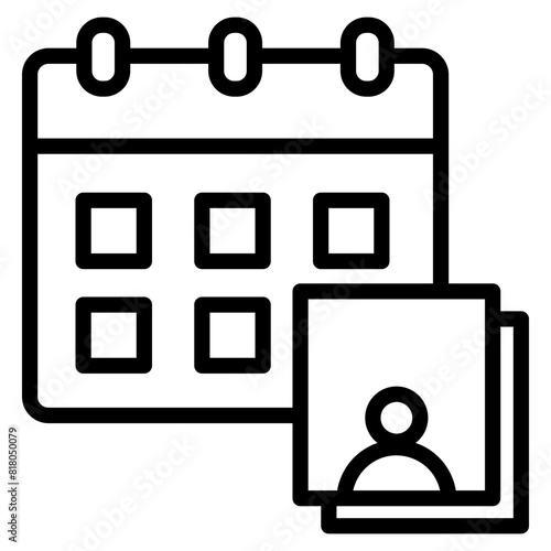 Yearbook  Icon Element For Design