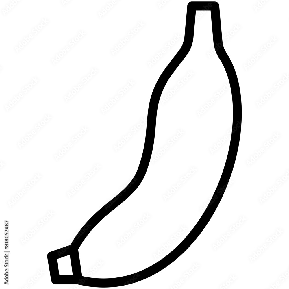 banana line icon banana line icon