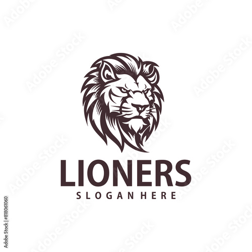 Lion king logo vector illustration