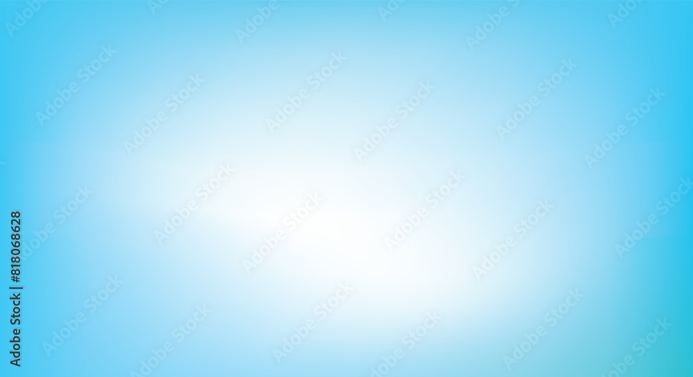 Abstract blue and white gradient background Vector illustration.