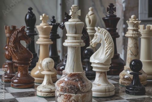Evolution of Chess Pieces: A Study of Textures and Materials from Wood to Plastics