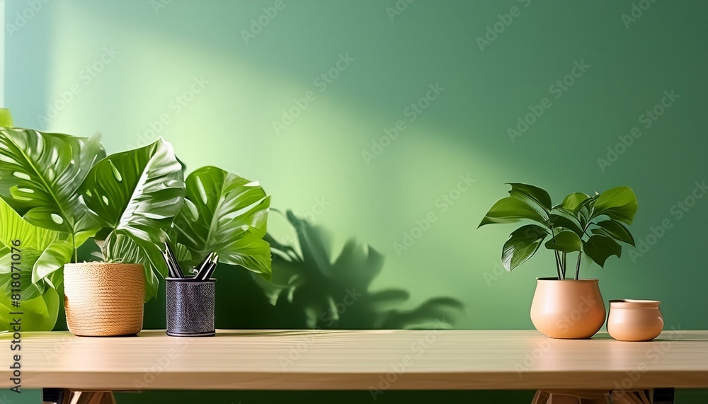 Modern Office Space by Bare Wall with Natural Touches Modern Office Space by Bare Wall with Natural Touches