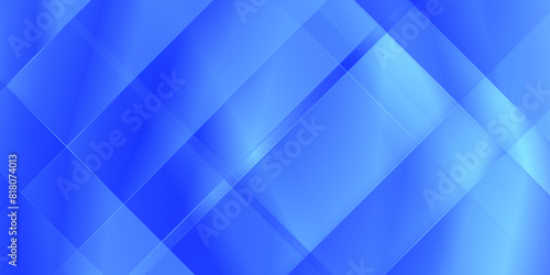 abstract blue background with light multiply and gradient color line and stripe patterns, Digital shiny geometric fractal pattern, geometric wall metal texture tech diagonal and triangle background.