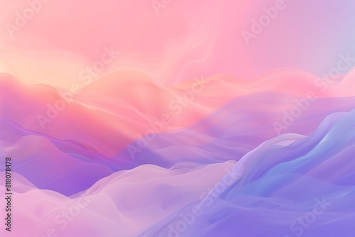 : Minimalist digital art background with smooth gradients transitioning between soft pastel hues, offering a serene and modern aesthetic.