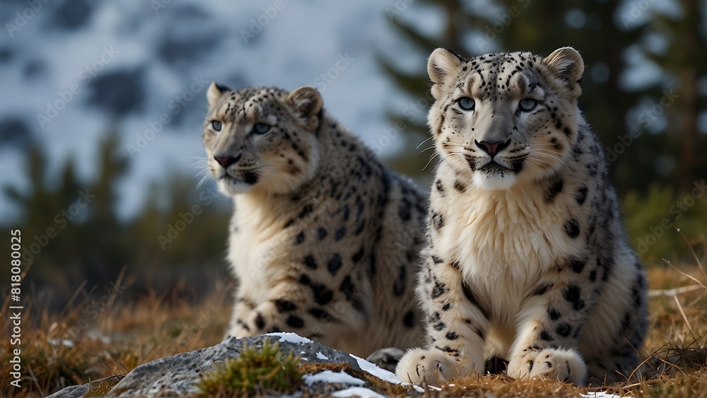 Capturing the Elegance of Snow Leopards Capturing the Elegance of Snow Leopards