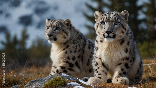 Capturing the Elegance of Snow Leopards