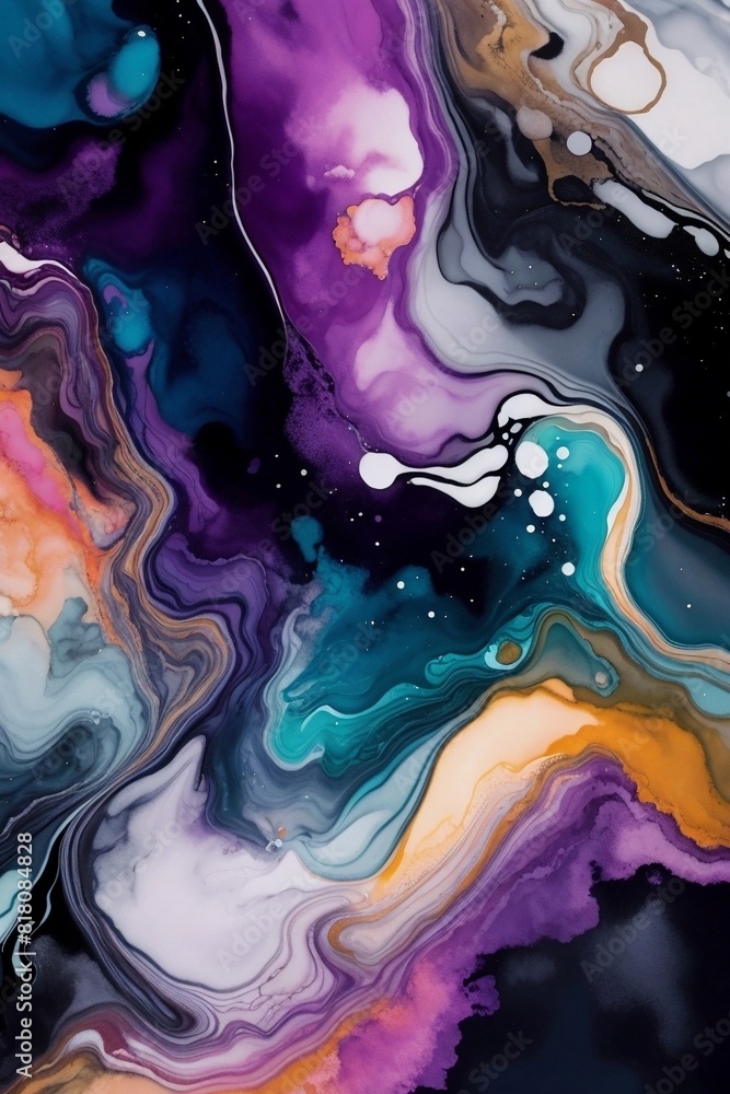Artificial Intelligence Liquid Paint Flow with a Dreamy Feel Artificial Intelligence Liquid Paint Flow with a Dreamy Feel
