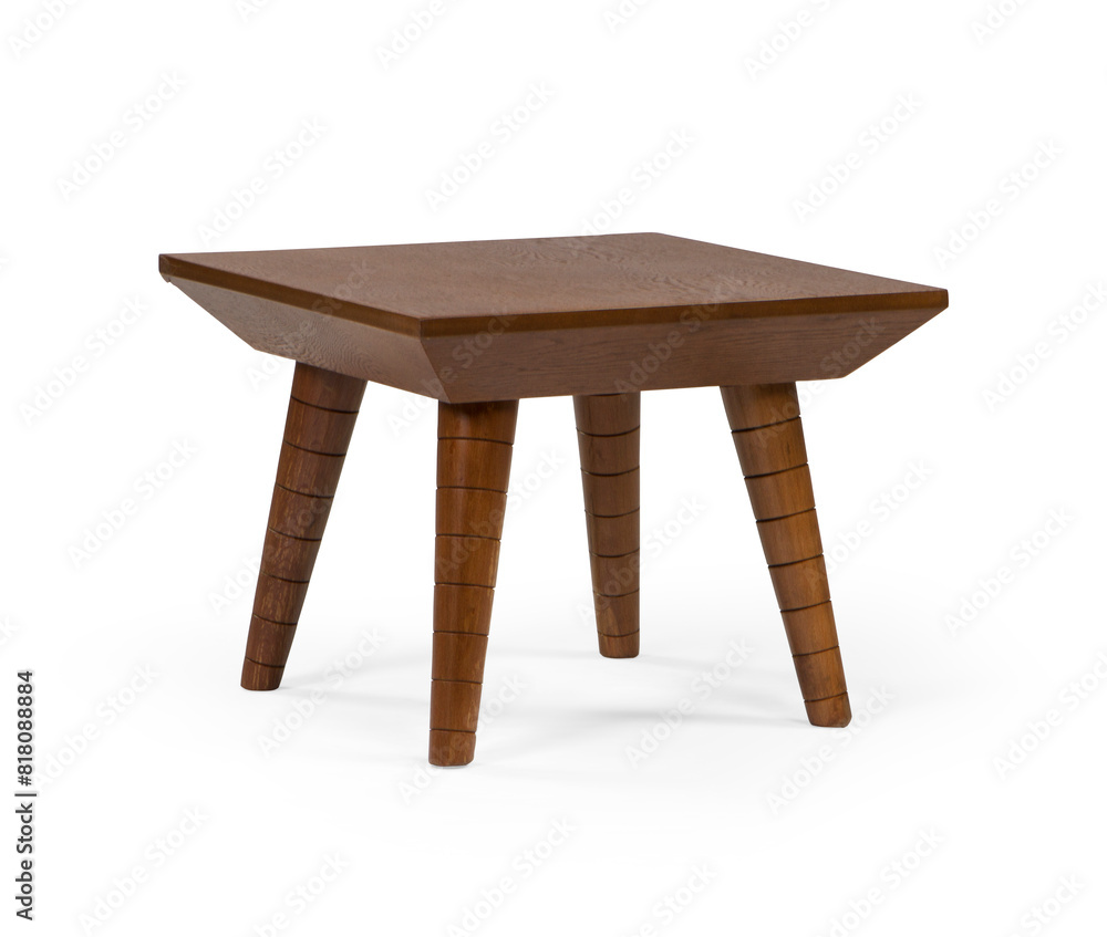 coffee table isolated white background . wooden coffee table isolated white background . wooden