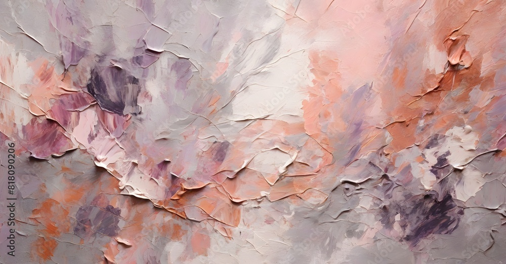 Naklejka premium abstract painting background texture with dim gray, old lavender and rosy brown colors and space for text or image. can be used as header or banner