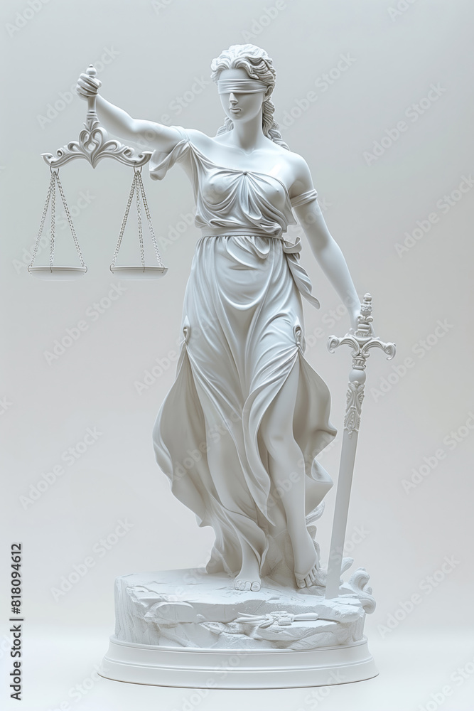Statue of Lady Justice Justicia Statue of Lady Justice Justicia