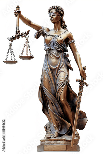 Statue of Lady Justice Justicia