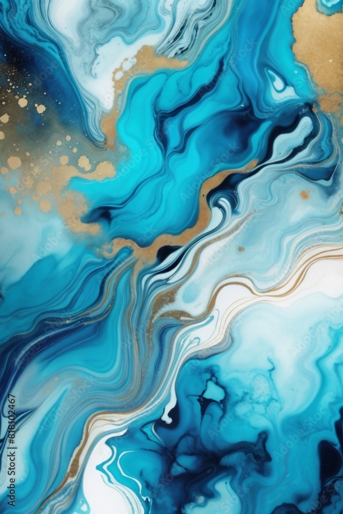 Digitally Created Liquid Paint Oil with a Rich and Creamy Look