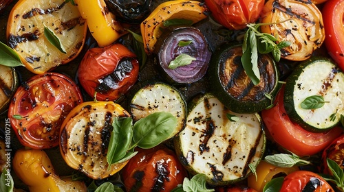 The grilled vegetable UHD wallpaper
