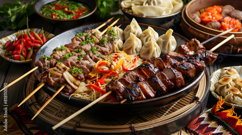 A Panoramic Display of Xinjiang Cuisine – A Symphony of Colors, Textures and Flavors